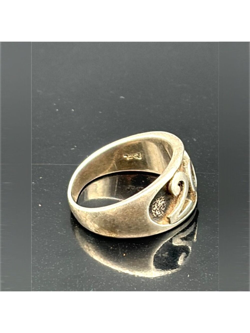 Sterling Silver 2000 Millennium Band Ring Size 9 - Picture 2 of 6